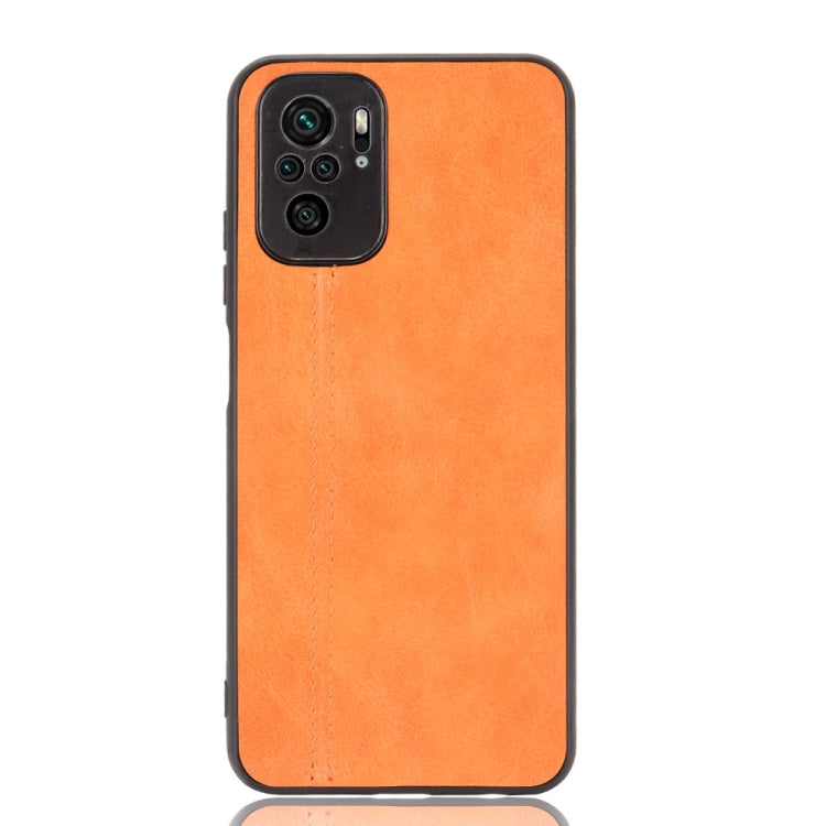 SEWING Zadný kryt pre Xiaomi Redmi Note 10 / Note 10S - hnedý