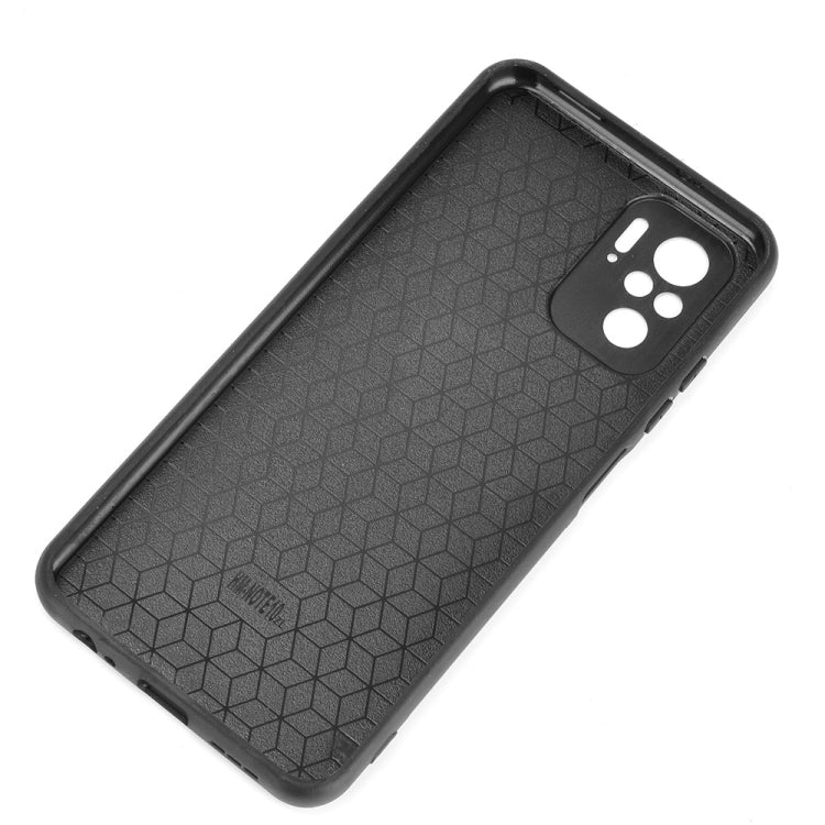 SEWING Zadný kryt pre Xiaomi Redmi Note 10 / Note 10S - hnedý