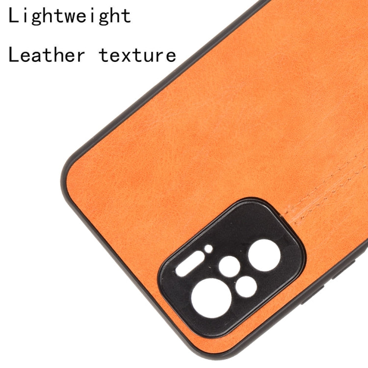 SEWING Zadný kryt pre Xiaomi Redmi Note 10 / Note 10S - hnedý
