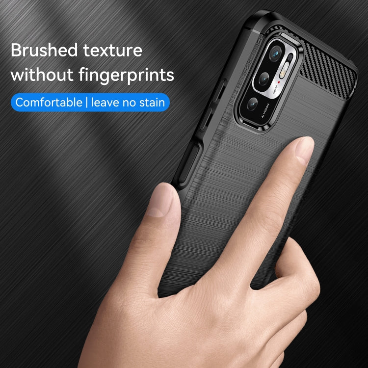 CARBON Zadný obal pre Xiaomi Redmi Note 10 5G - čierny