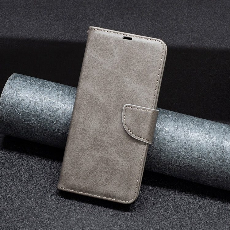LAMBSKIN Knižkové puzdro pre Xiaomi Redmi 13C - sivé