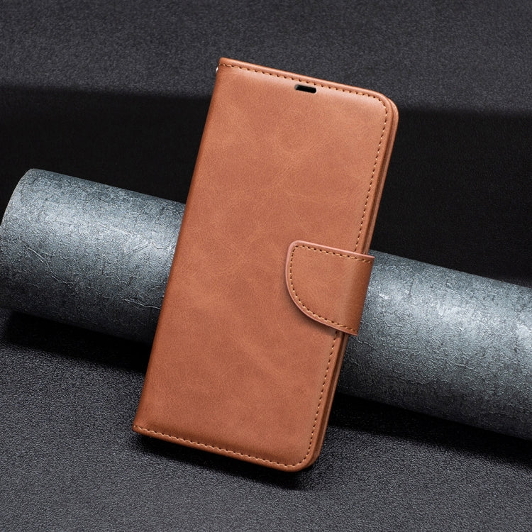 LAMBSKIN Knižkové puzdro pre Xiaomi Redmi 13C - hnedé
