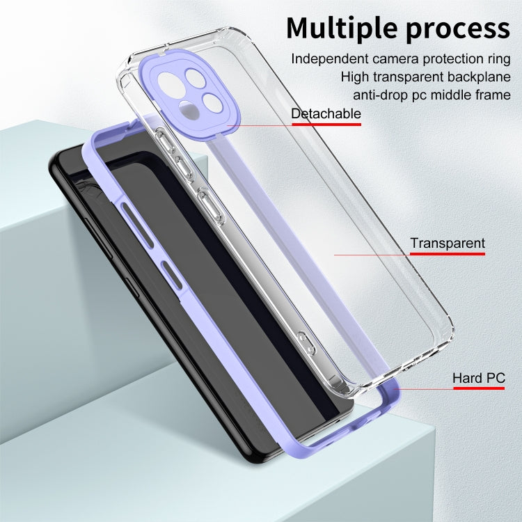 FRAME Zadný kryt pre Xiaomi Mi 11 Lite / Mi 11 Lite 5G - fialový