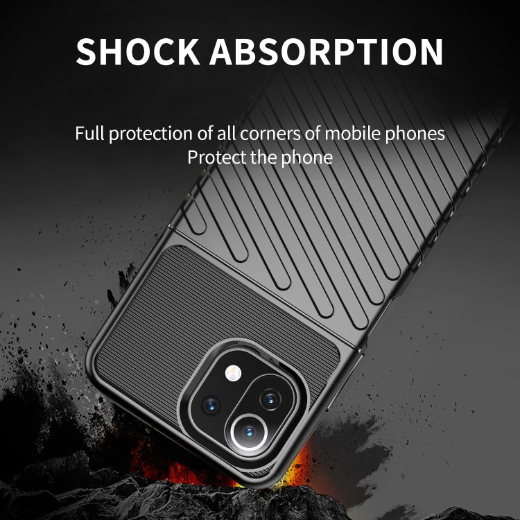 THUNDER Ochranný kryt pre Xiaomi Mi 11 Lite / Mi 11 Lite 5G - modrý