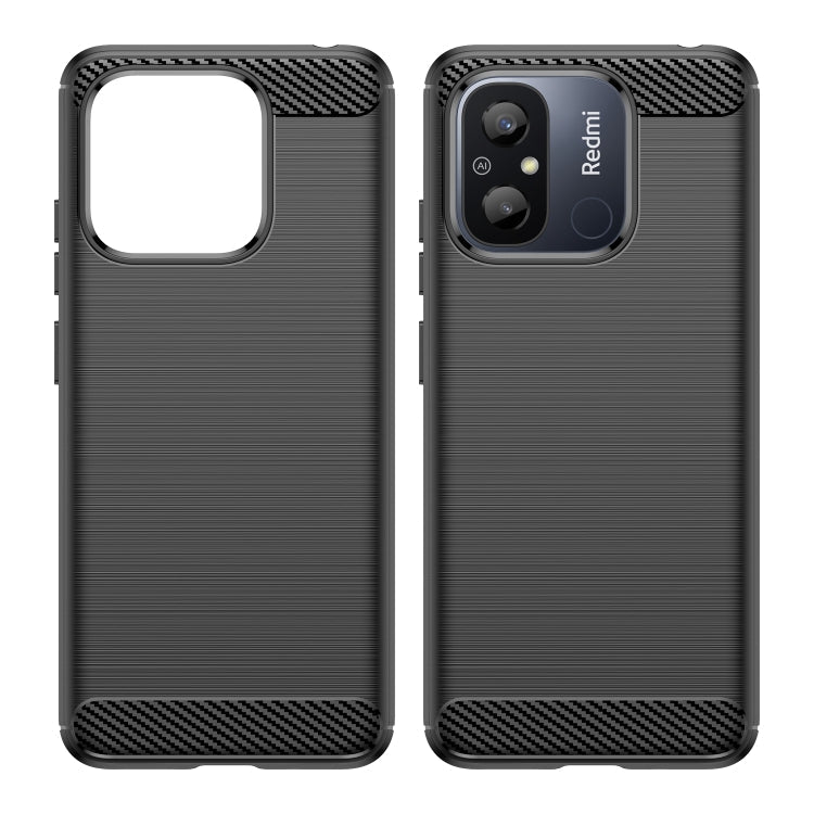 CARBON Zadný obal pre Xiaomi Redmi 12C - čierny
