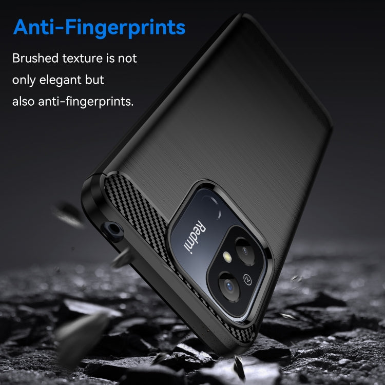 CARBON Zadný obal pre Xiaomi Redmi 12C - čierny