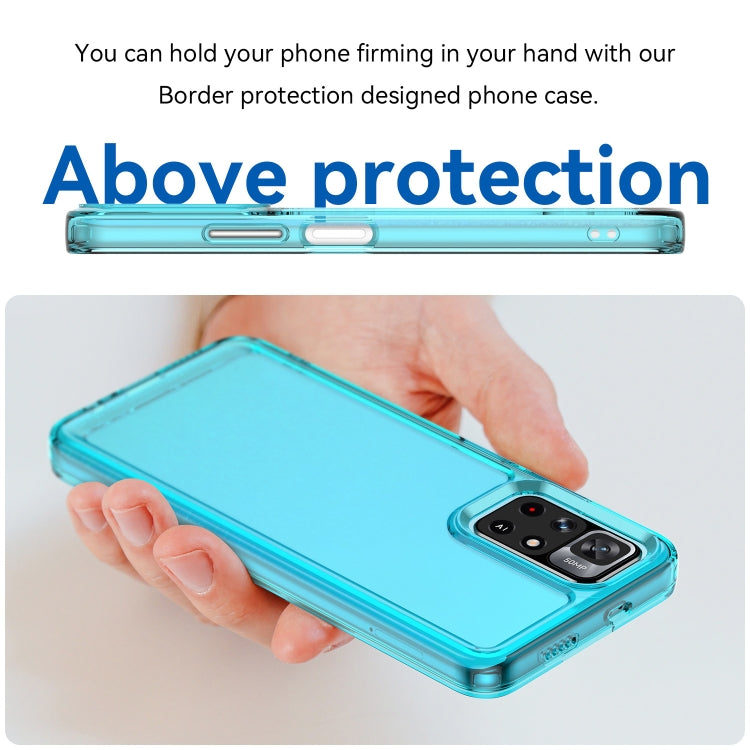 CANDY Zadný obal pre Xiaomi Redmi Note 11S 5G - modrý