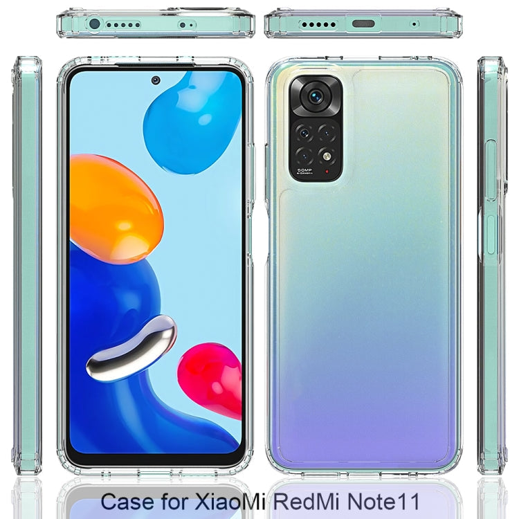 ACRYLIC Zadný kryt pre Xiaomi Redmi Note 11 / Note 11S - čierny