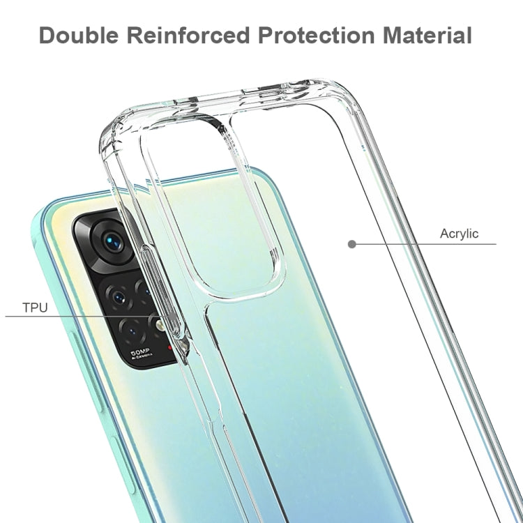 ACRYLIC Zadný kryt pre Xiaomi Redmi Note 11 / Note 11S - čierny