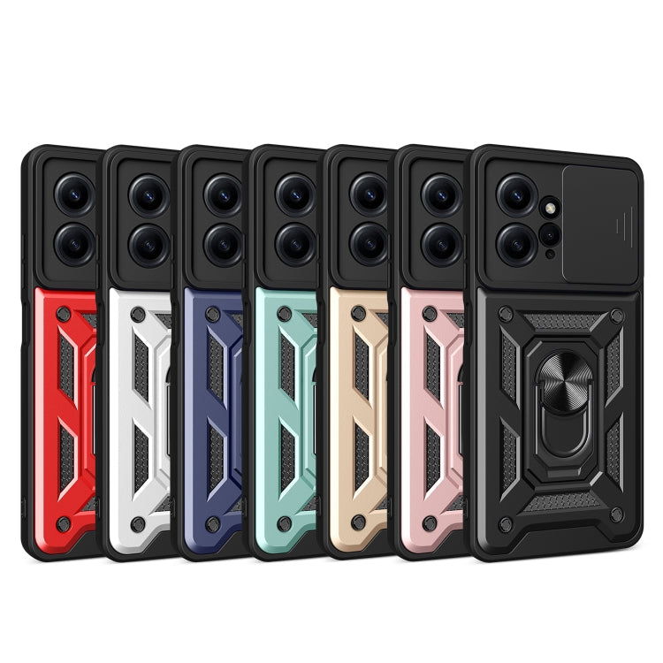 SLIDING ARMOR Tvrdený kryt pre Xiaomi Redmi Note 12 4G - zelený