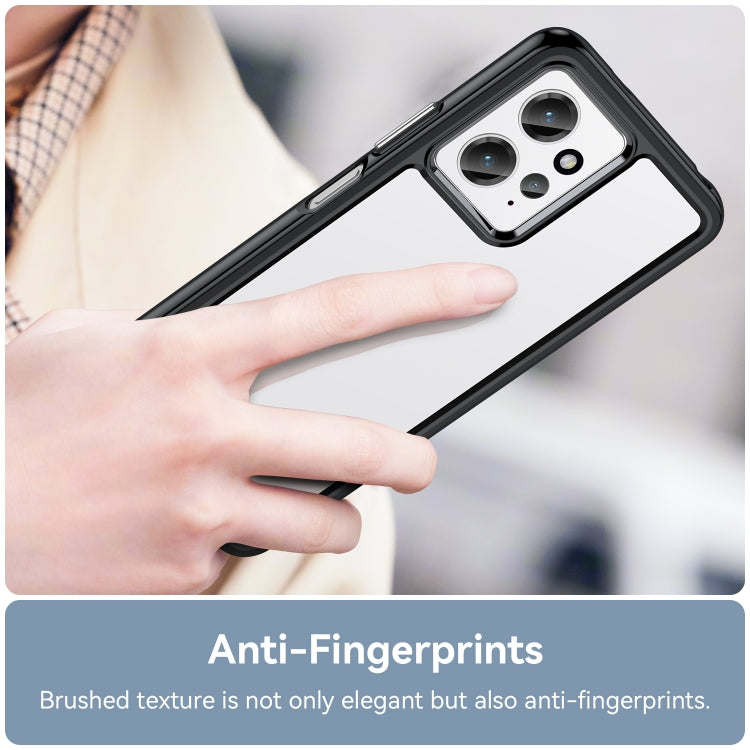 ACRYLIC Zadný kryt pre Xiaomi Redmi Note 12 4G - čierny