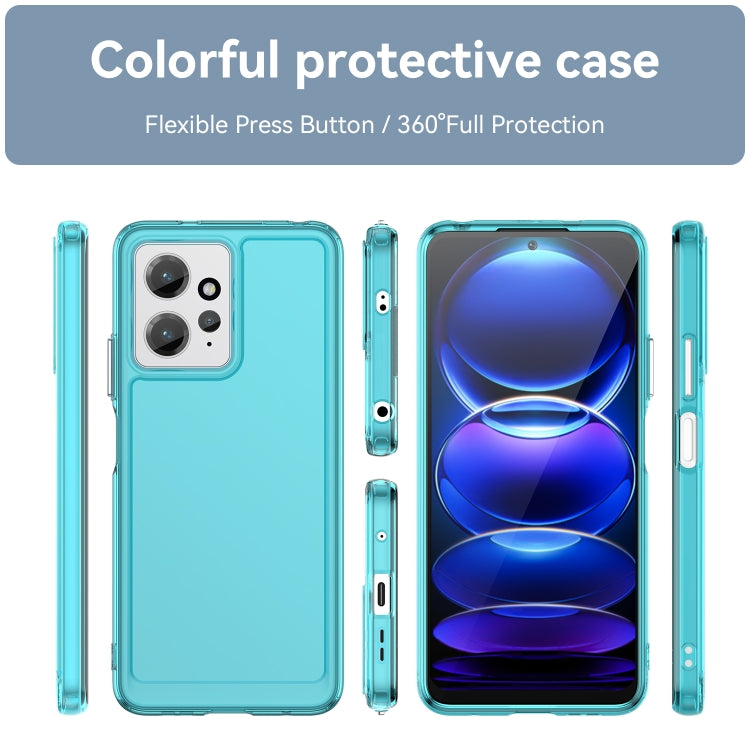 CANDY Zadný obal pre Xiaomi Redmi Note 12 4G - modrý
