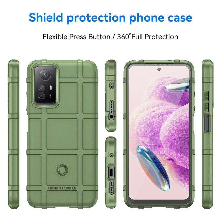 RUGGED Zadný kryt pre Xiaomi Redmi Note 12S - zelený