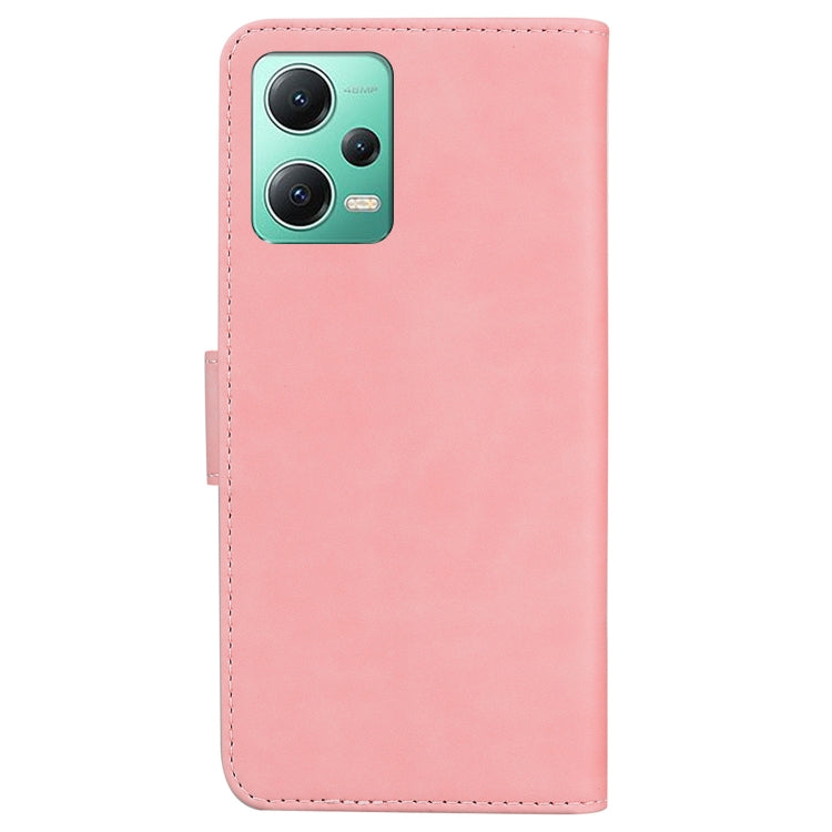 SOLID Knižkové puzdro pre Xiaomi Redmi Note 12 5G - ružové