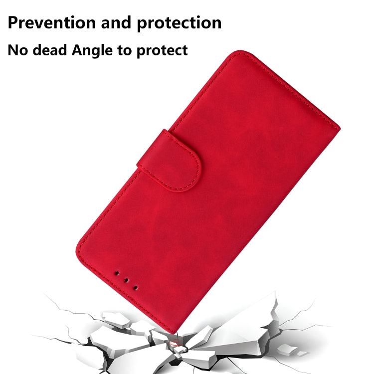 SOLID Knižkové puzdro pre Xiaomi Redmi Note 12 5G - červené