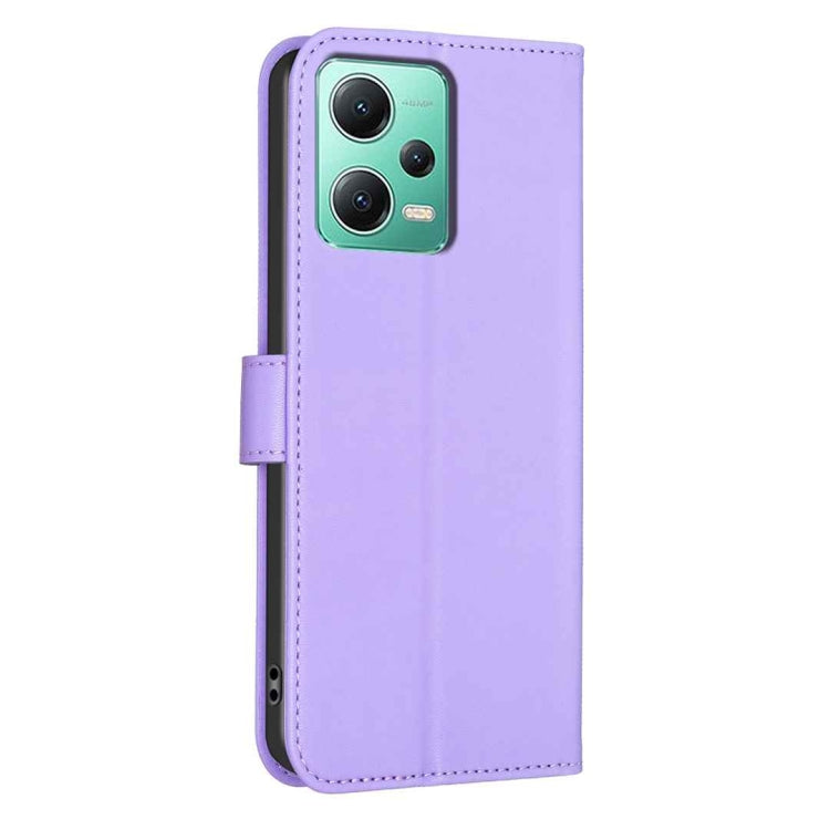 LEAF Knižkové puzdro pre Xiaomi Redmi Note 12 5G - fialové