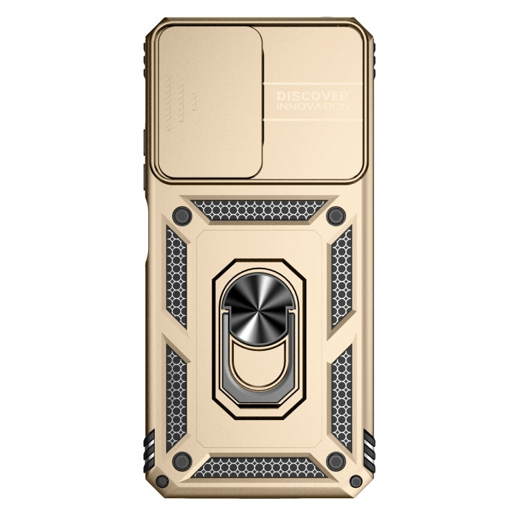 SLIDING ARMOR Tvrdený kryt pre Xiaomi Redmi Note 12 5G - zlatý