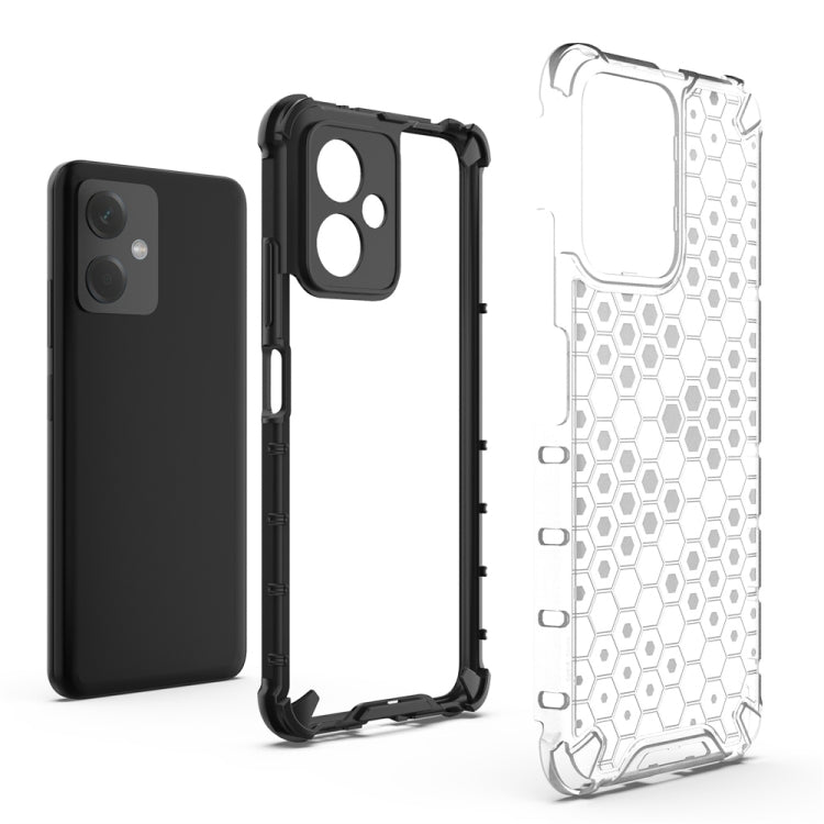 HONEYCOMB Tvrdený kryt pre Xiaomi Redmi Note 12 5G - červený