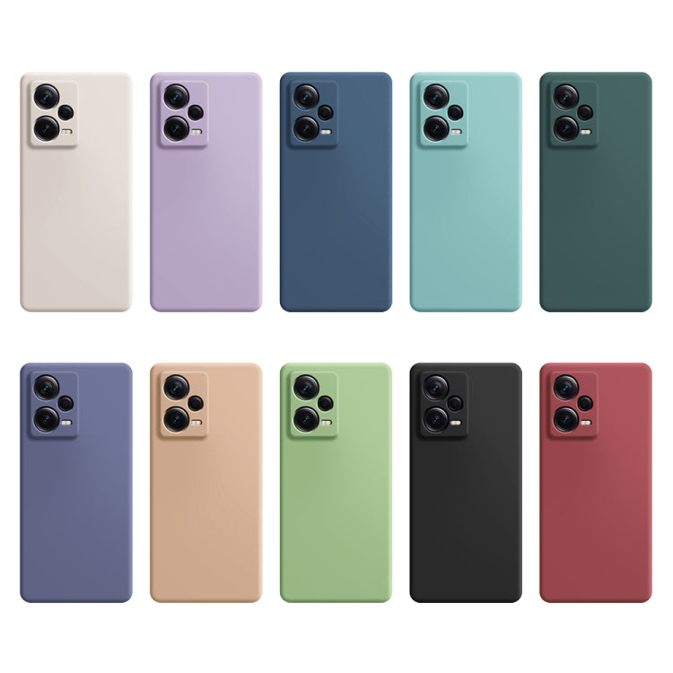 MATT Silikónový obal pre Xiaomi Redmi Note 12 5G - fialový
