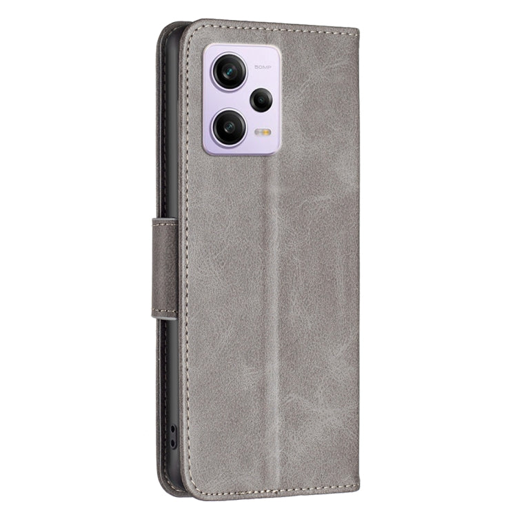 LAMBSKIN Knižkové puzdro pre Xiaomi Redmi Note 12 Pro 5G - sivé