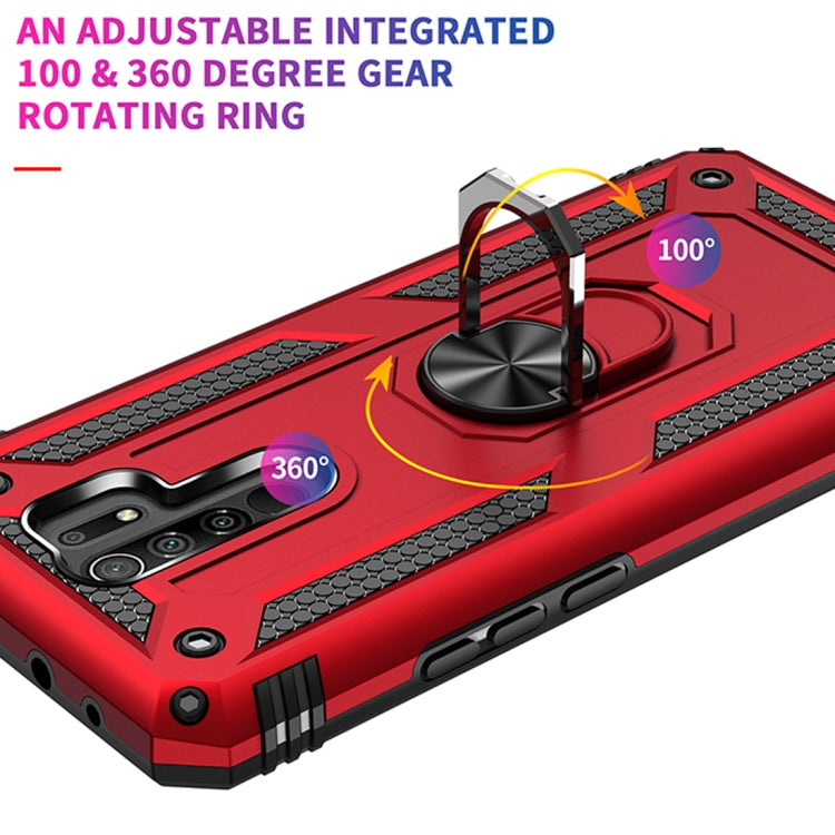 RING ARMOR Tvrdený kryt pre Xiaomi Redmi 9 - zelený