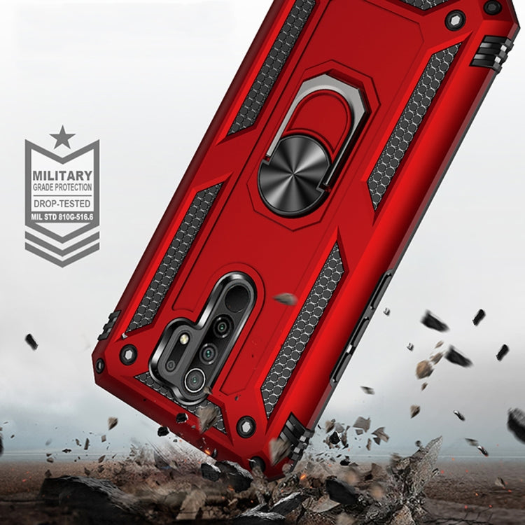 RING ARMOR Tvrdený kryt pre Xiaomi Redmi 9 - zelený