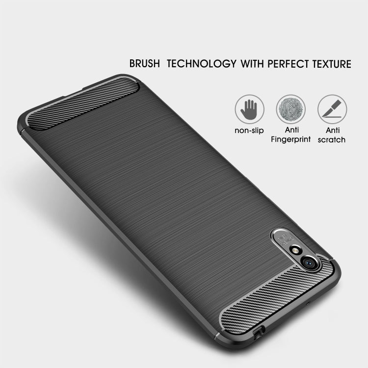 CARBON Zadný obal pre Xiaomi Redmi 9A / 9AT - modrý