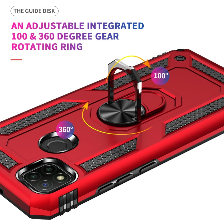 RING ARMOR Tvrdený kryt pre Xiaomi Redmi 9C - sivý