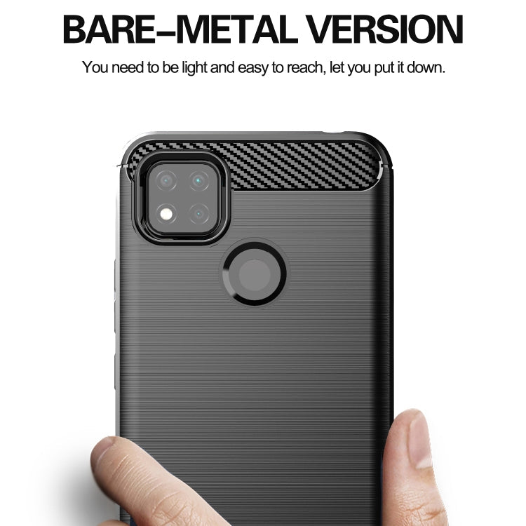 CARBON Zadný obal pre Xiaomi Redmi 9C - modrý
