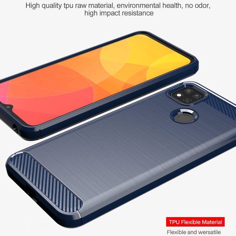 CARBON Zadný obal pre Xiaomi Redmi 9C - modrý