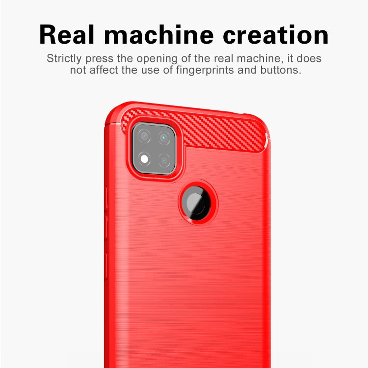 CARBON Zadný obal pre Xiaomi Redmi 9C - čierny