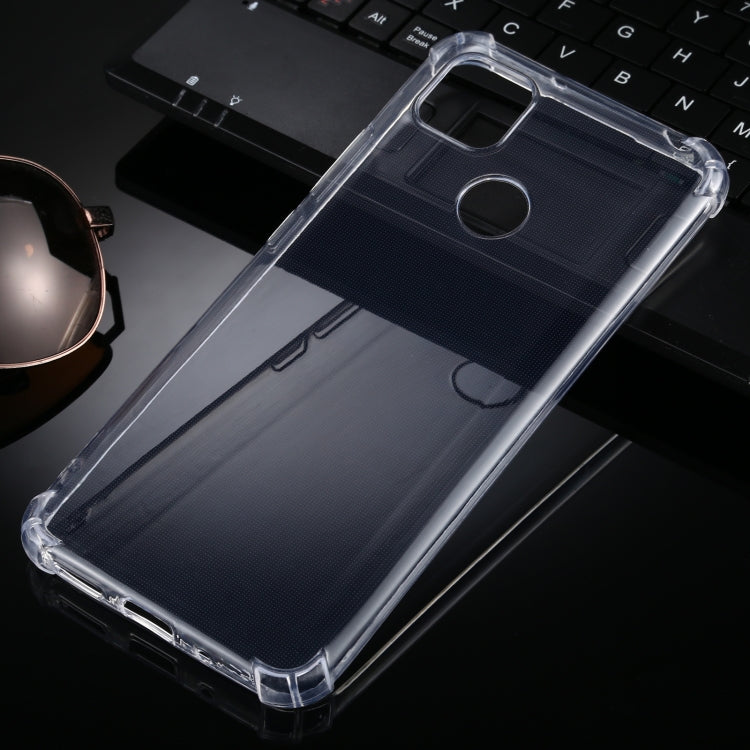 TRANSPARENTNÝ Silikónový obal pre Xiaomi Redmi 9C - priesvitný