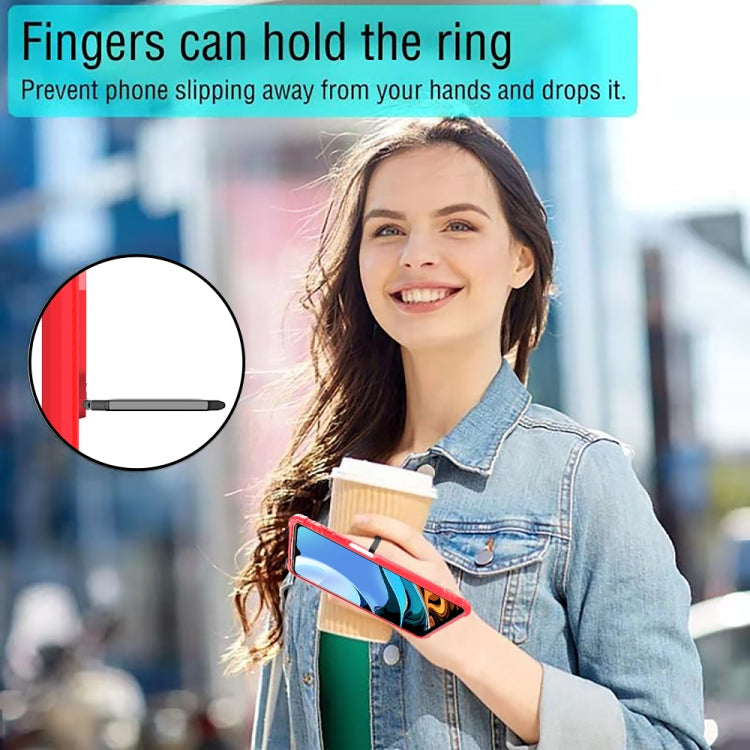 RING ARMOR Tvrdený kryt pre Xiaomi Redmi 9T - červený