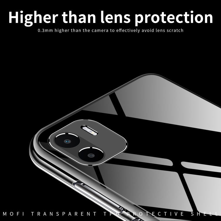 TRANSPARENTNÝ Silikónový obal pre Xiaomi Redmi A1 / Redmi A2 - priesvitný