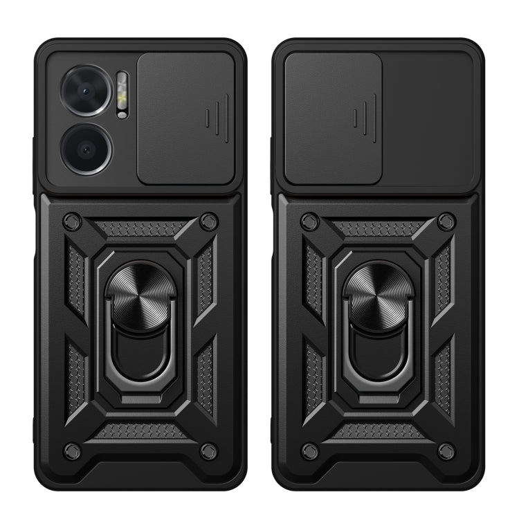 SLIDING ARMOR Tvrdený kryt pre Xiaomi Redmi 10 5G - sivý