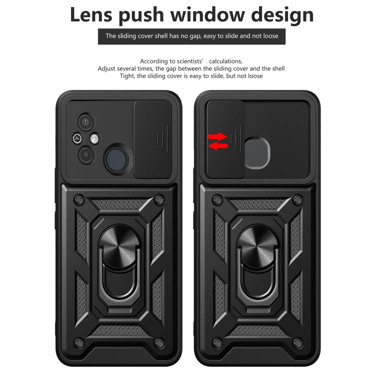SLIDING ARMOR Tvrdený kryt pre Xiaomi Redmi 12 - zlatý