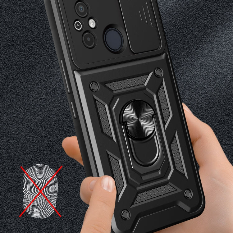 SLIDING ARMOR Tvrdený kryt pre Xiaomi Redmi 12 - zelený