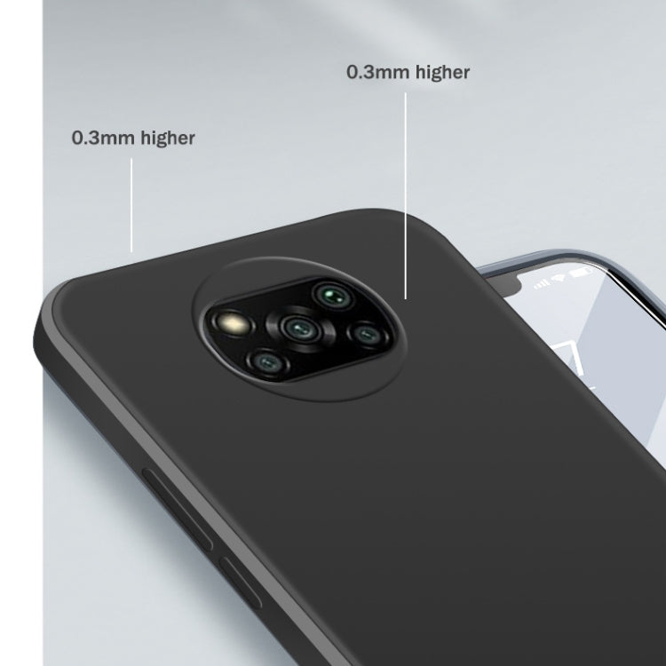 MATT Silikónový obal pre Xiaomi Poco X3 NFC / X3 Pro - červený
