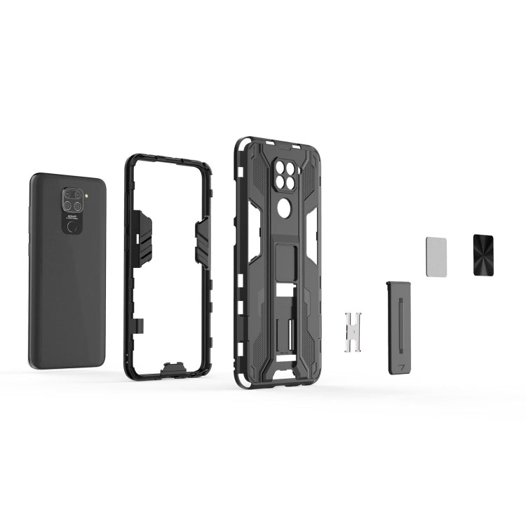 HOLDER ARMOR Tvrdený kryt pre Xiaomi Redmi Note 9 - modrý