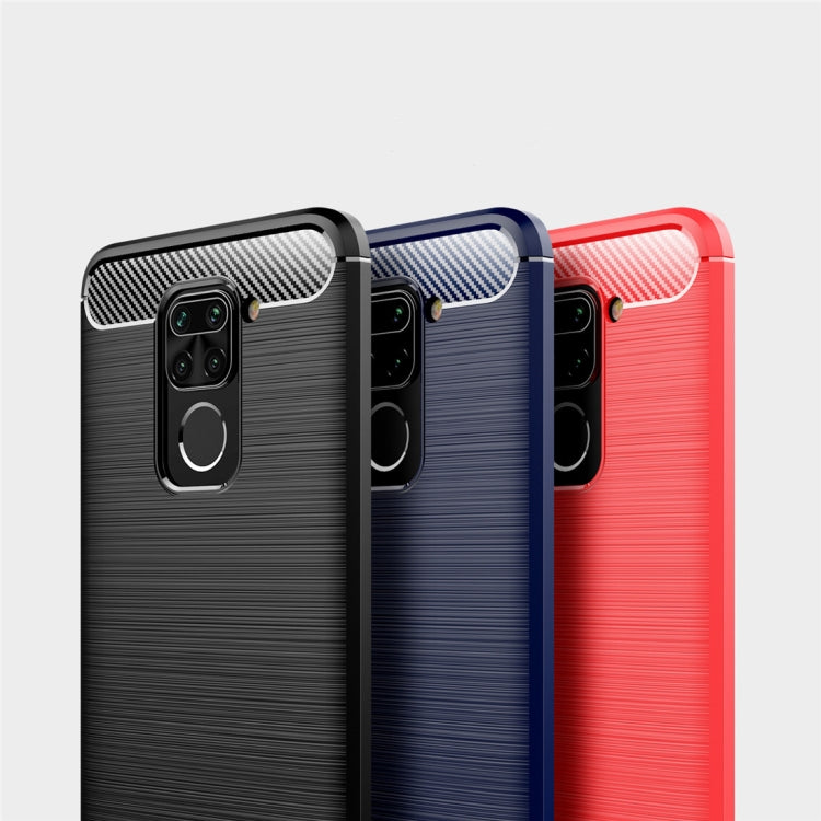 CARBON Zadný obal pre Xiaomi Redmi Note 9 - čierny