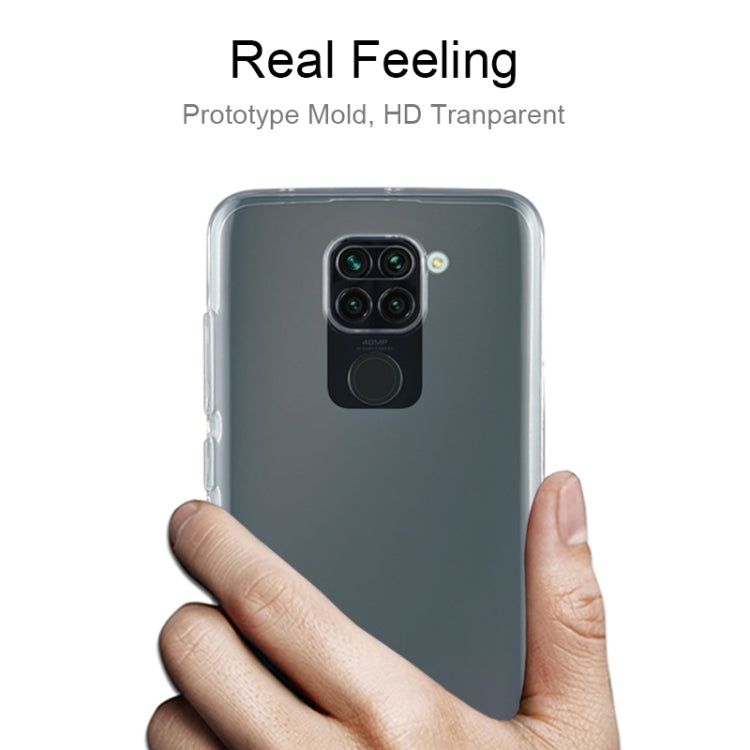 TRANSPARENTNÝ Silikónový obal pre Xiaomi Redmi Note 9 - priesvitný