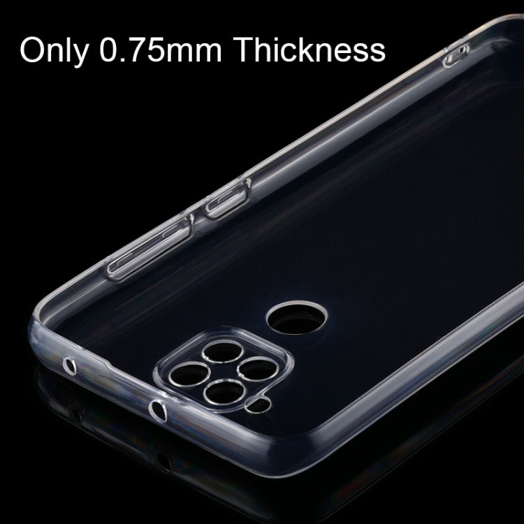 TRANSPARENTNÝ Silikónový obal pre Xiaomi Redmi Note 9 - priesvitný