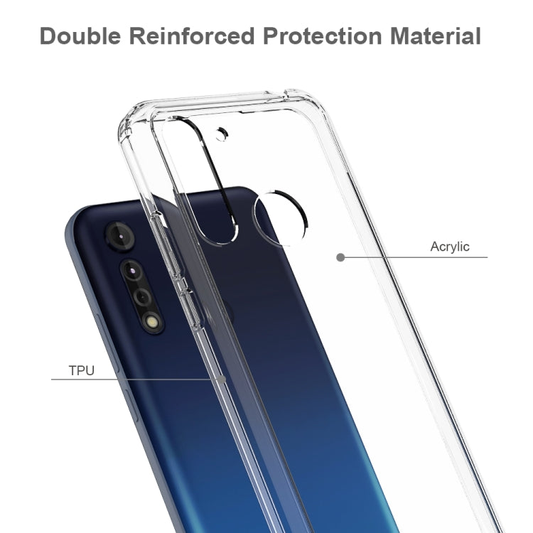 ACRYLIC Zadný kryt pre Motorola Moto G8 Power Lite - priesvitný