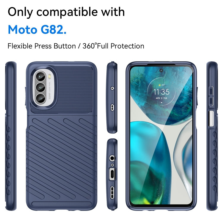 THUNDER Ochranný kryt pre Motorola Moto G52 / G82 5G - modrý