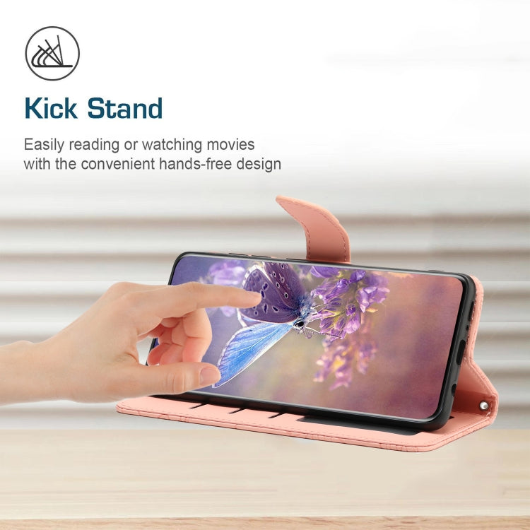 BUTTERFLY Knižkové puzdro pre Motorola Moto G13 / G23 - ružové