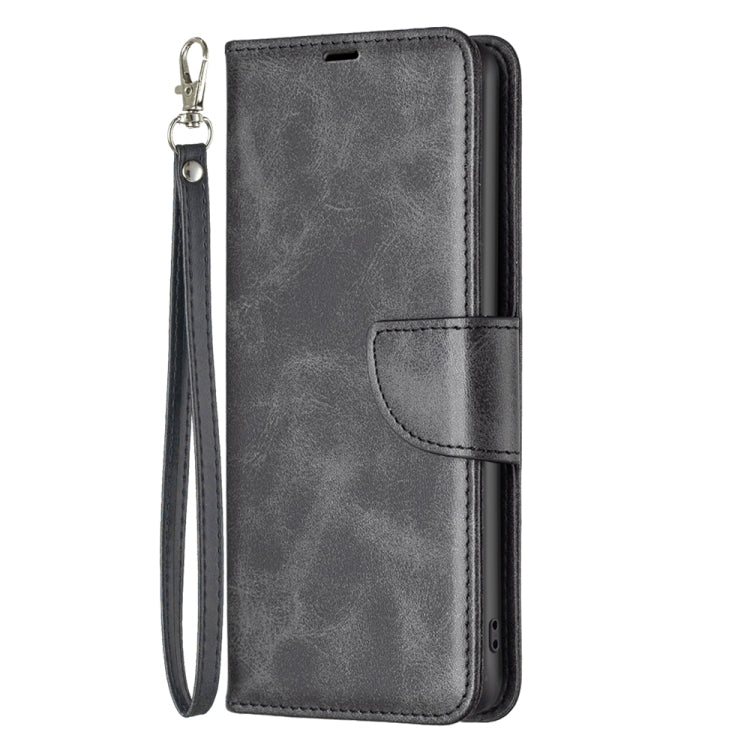 LAMBSKIN Knižkové puzdro pre Motorola Moto G13 / G23 / G53 5G - čierne
