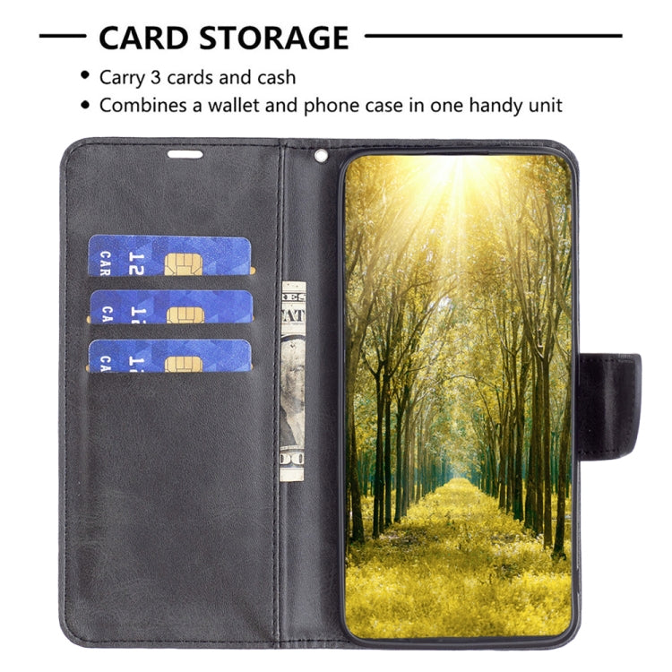 LAMBSKIN Knižkové puzdro pre Motorola Moto G13 / G23 / G53 5G - čierne