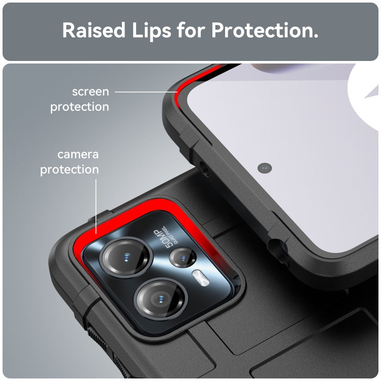 RUGGED Zadný kryt pre Motorola Moto G13 / G23 - čierny