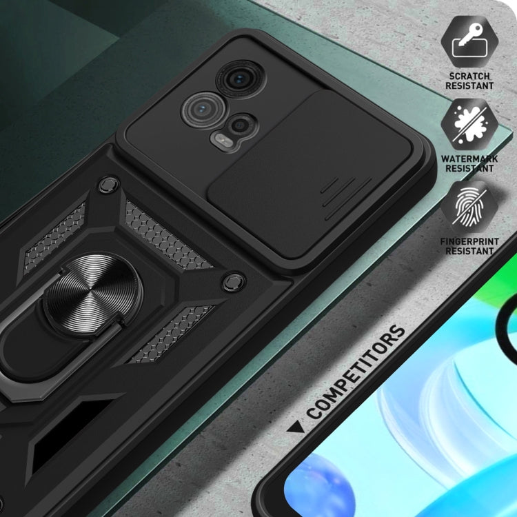 SLIDING ARMOR Tvrdený kryt pre Motorola Moto G72 - ružový