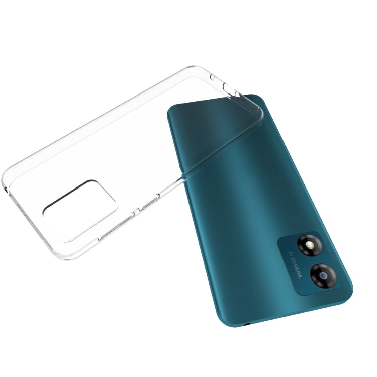 TRANSPARENTNÝ Silikónový obal pre Motorola Moto E13 - priesvitný